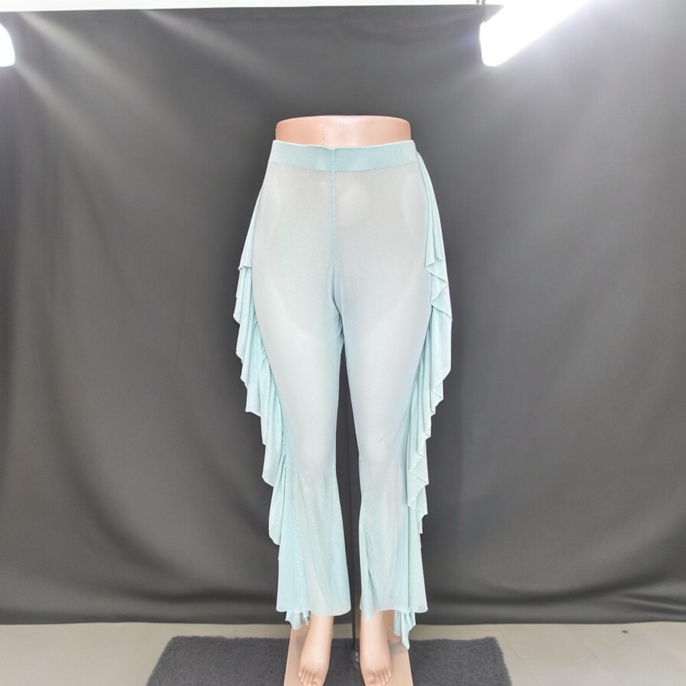 Sage green swim pants